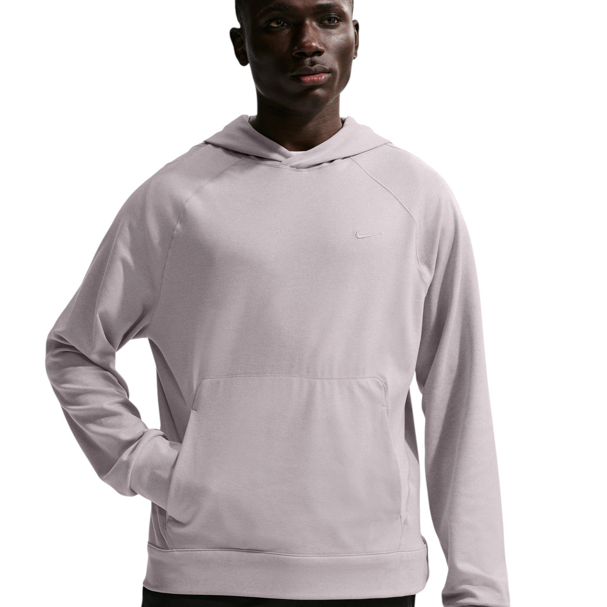 Nike Men's Primary NanoKnit Dri-FIT UV Protection Pullover Performance Hoodie - Light Purple - LIGHT PURPLE